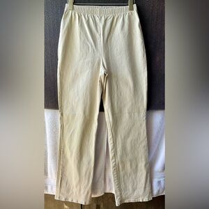 Chic Cream Straight Leg Women's Pants